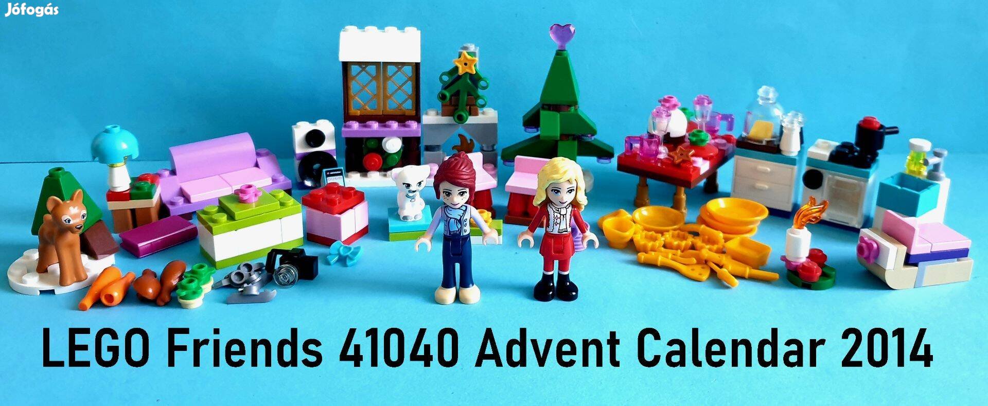 3 db LEGO Friends Adventi Naptár 41040, 41326, 41420, hiánytalan