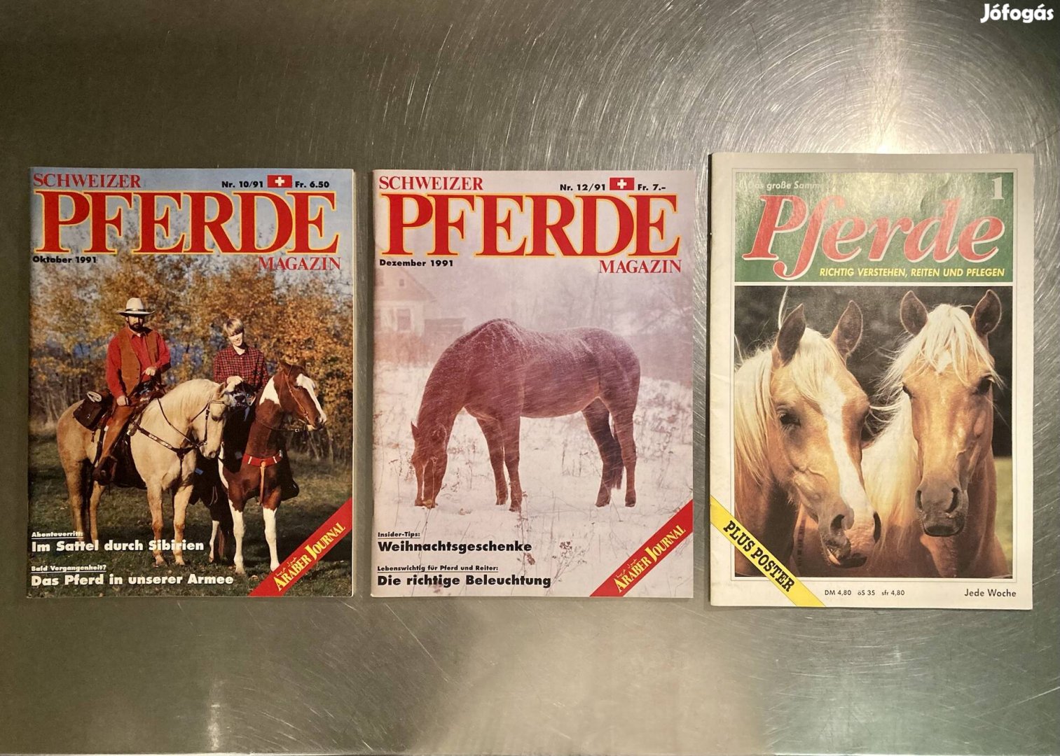 3 db Pferde (Ló) magazin. 1991-1992.