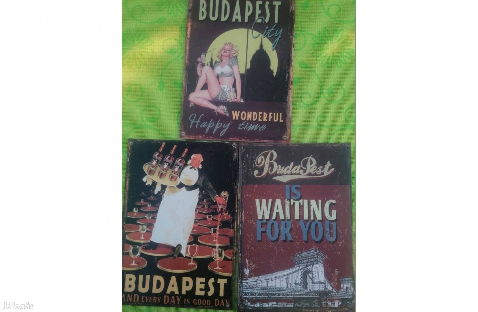 3 db Poster Monkay, retro plakát eladó!
