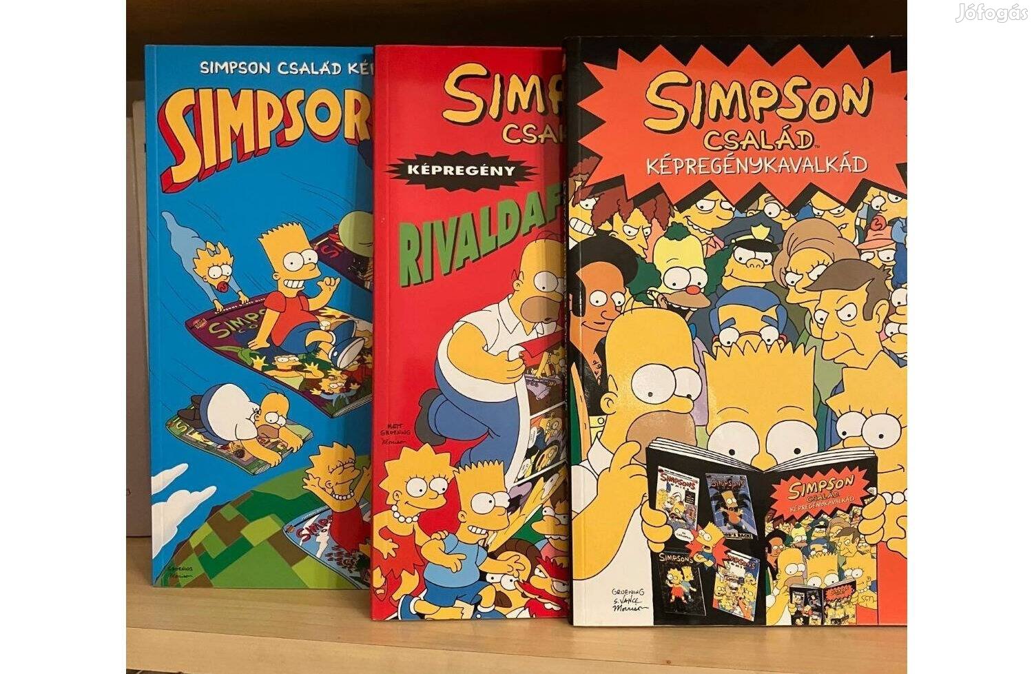 3 db Simpson család képregény