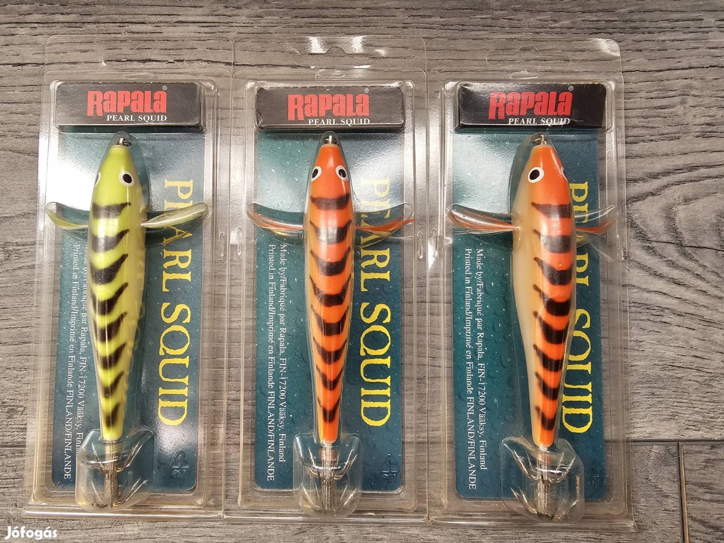 3 db Új Rapala Pearl Squid wobbler