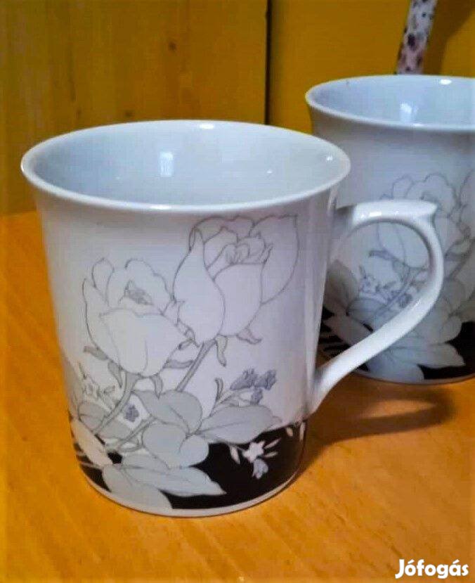 3 db. Alföldi nagyon ritka pasztell rózsás gyönyörű bögre