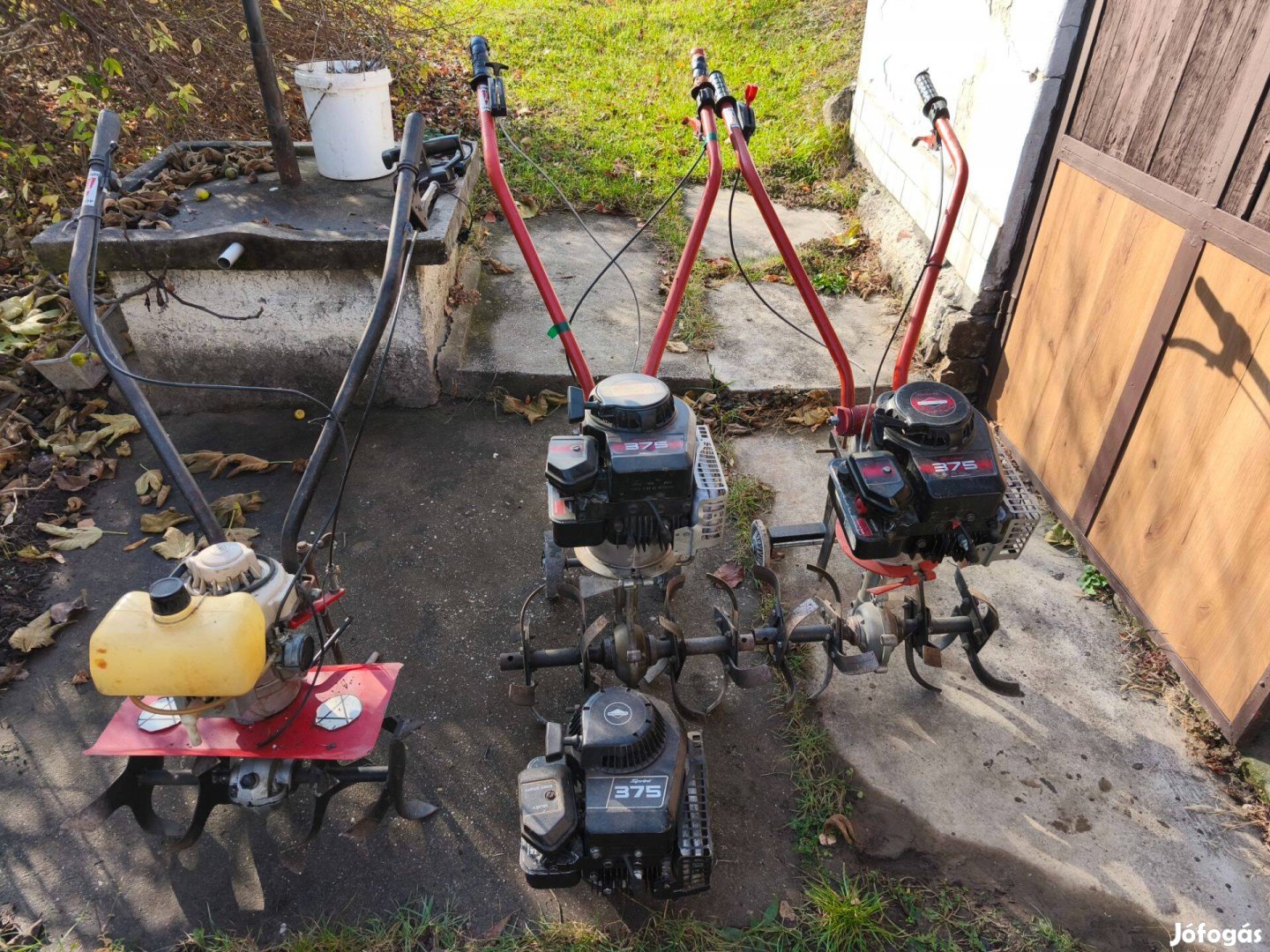 3 db. kapálógép +1 tartalék motor eladó