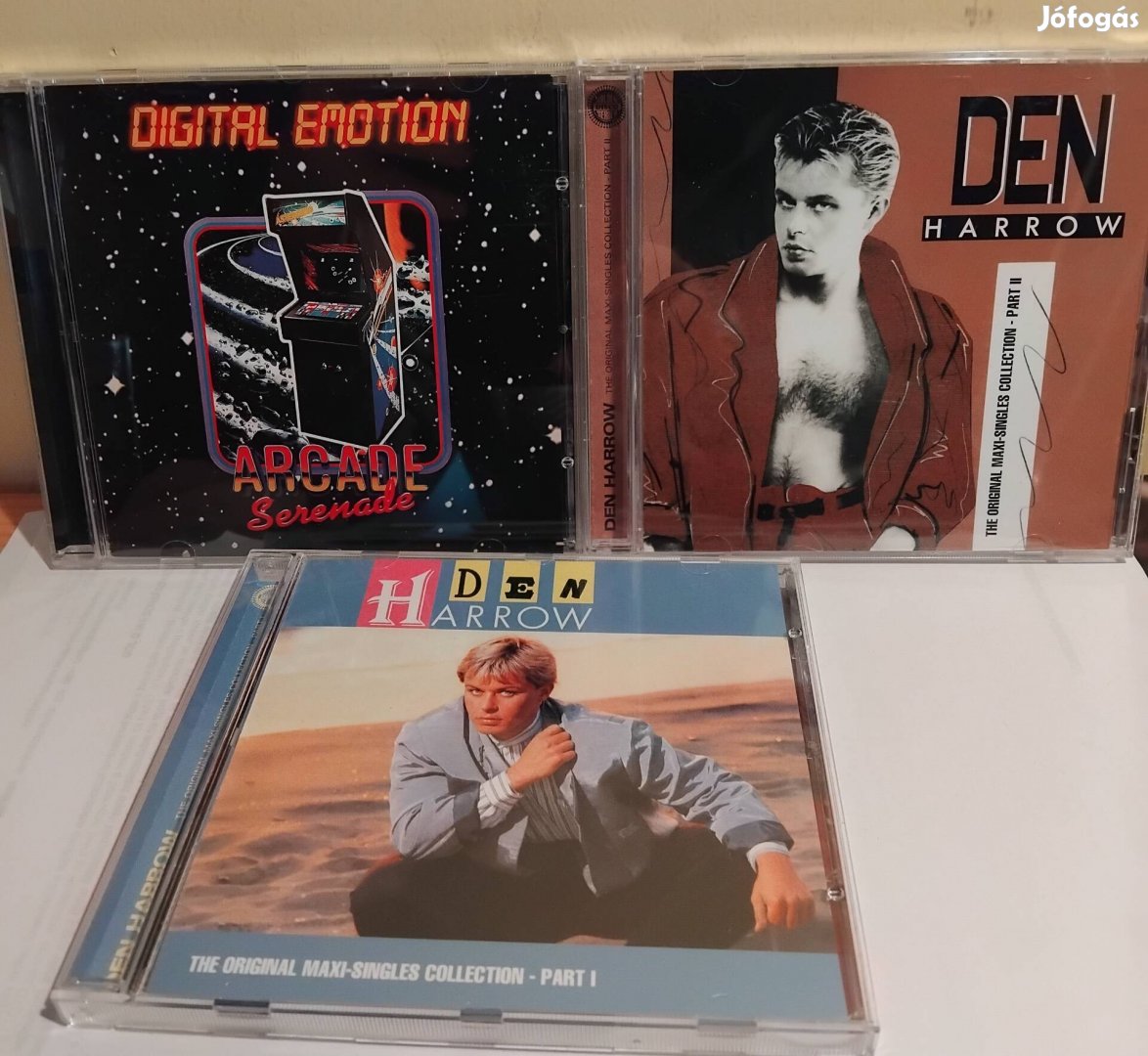 3 db cd Digital Emotion,Den Harrow Part 1, 2 