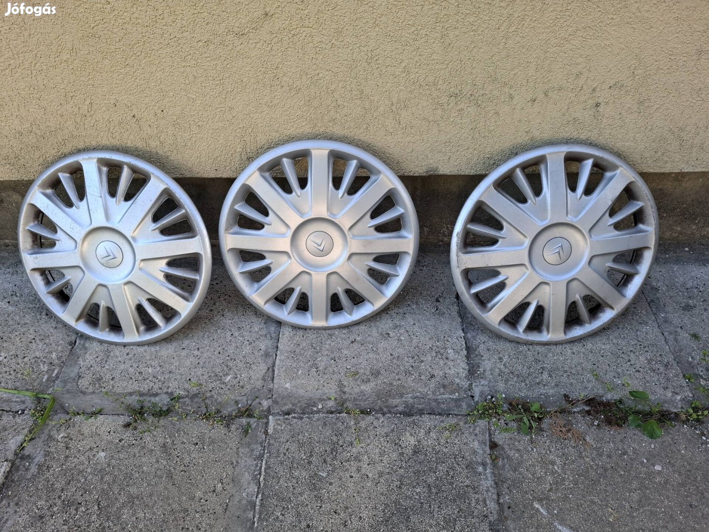 3 db eredeti Citroen dísztárcsa 15 col