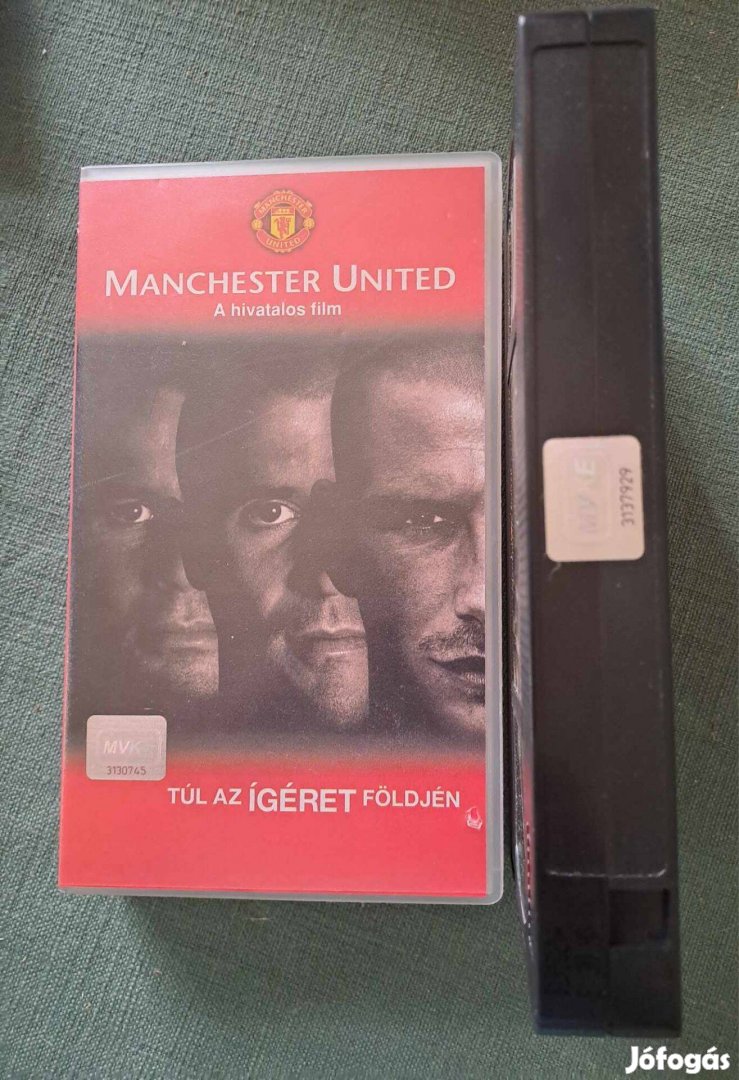 3 db focis VHS: Manchester United, Chelsea, Vasas