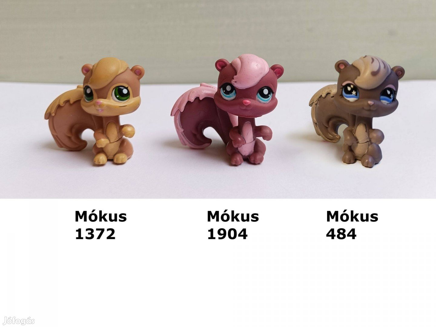 3 db mókus LPS figura