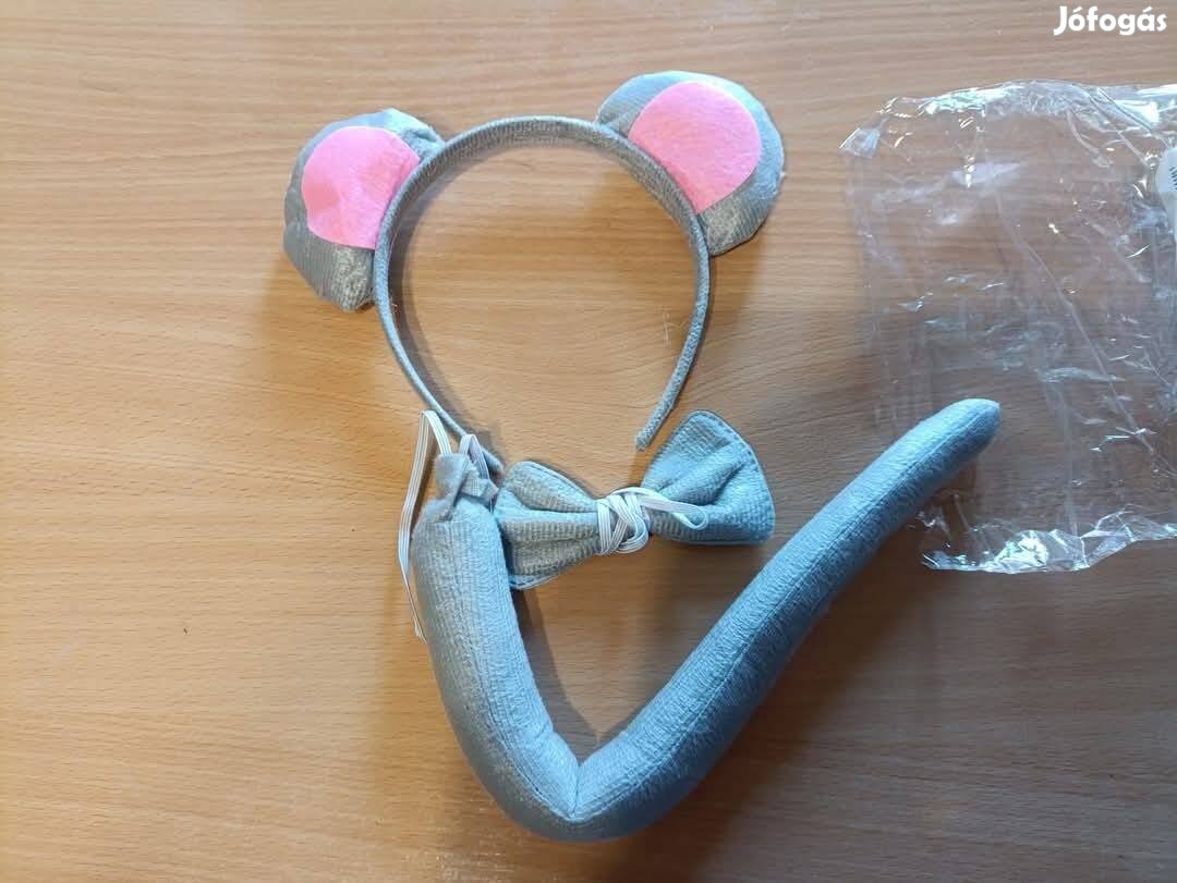 3 db-os Szürke egérke jelmez szett