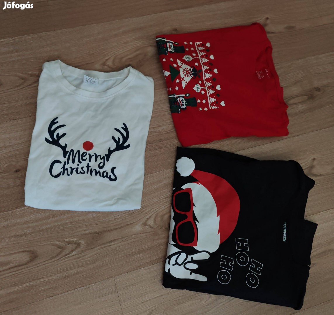 3 db-os téli női póló szett S