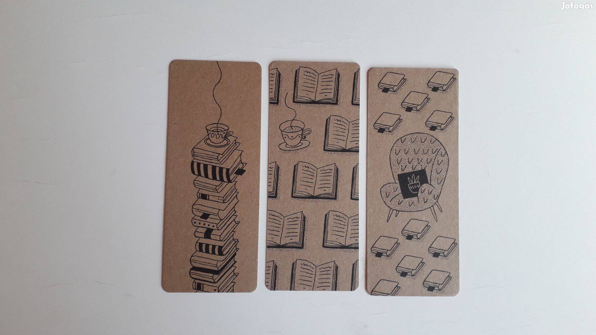 3 db papír könyvjelző új 156 cm egyben