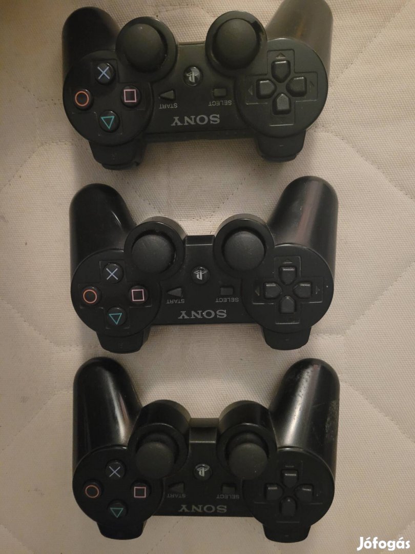 3 db sony ps3 dual shock 3 kontroller (hibás) egyben