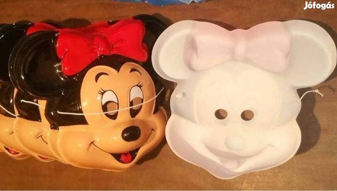 3 db új álarc Minnie Egér maszk gyerekeknek Szilveszter Farsangi Buli