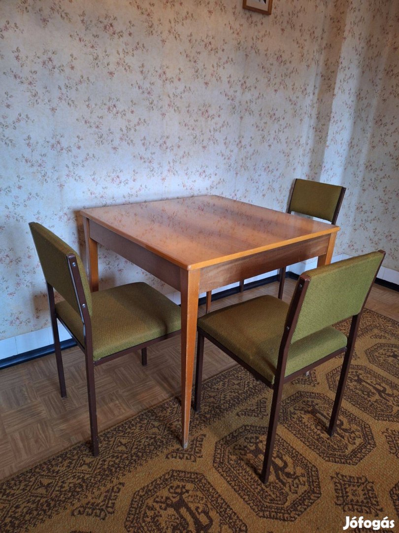 3 db zöld kárpios szék Egerben