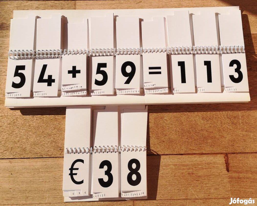 3 és 9 lapos matematikai számforgató