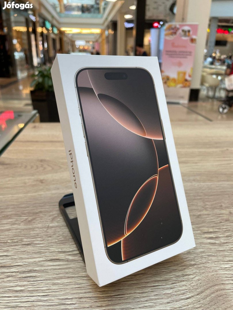 3 év garanciával eladó! Bontatlan Apple iphone 16 Pro 128GB!