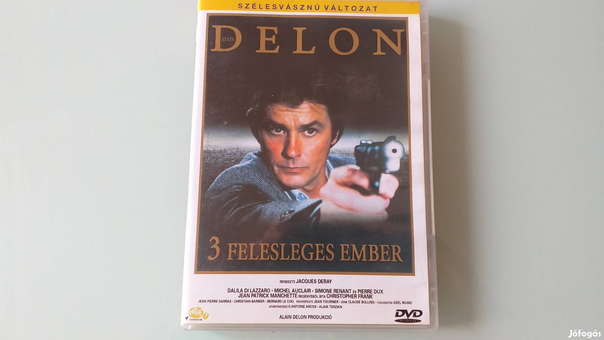 3 felesleges ember krimi DVD-Alain Delon