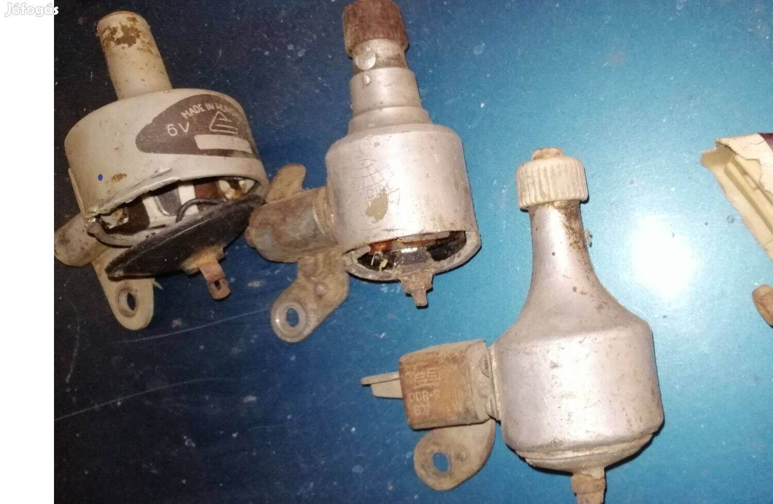 3 kerékpár dinamó szettben ,retro garázslelet szett ár
