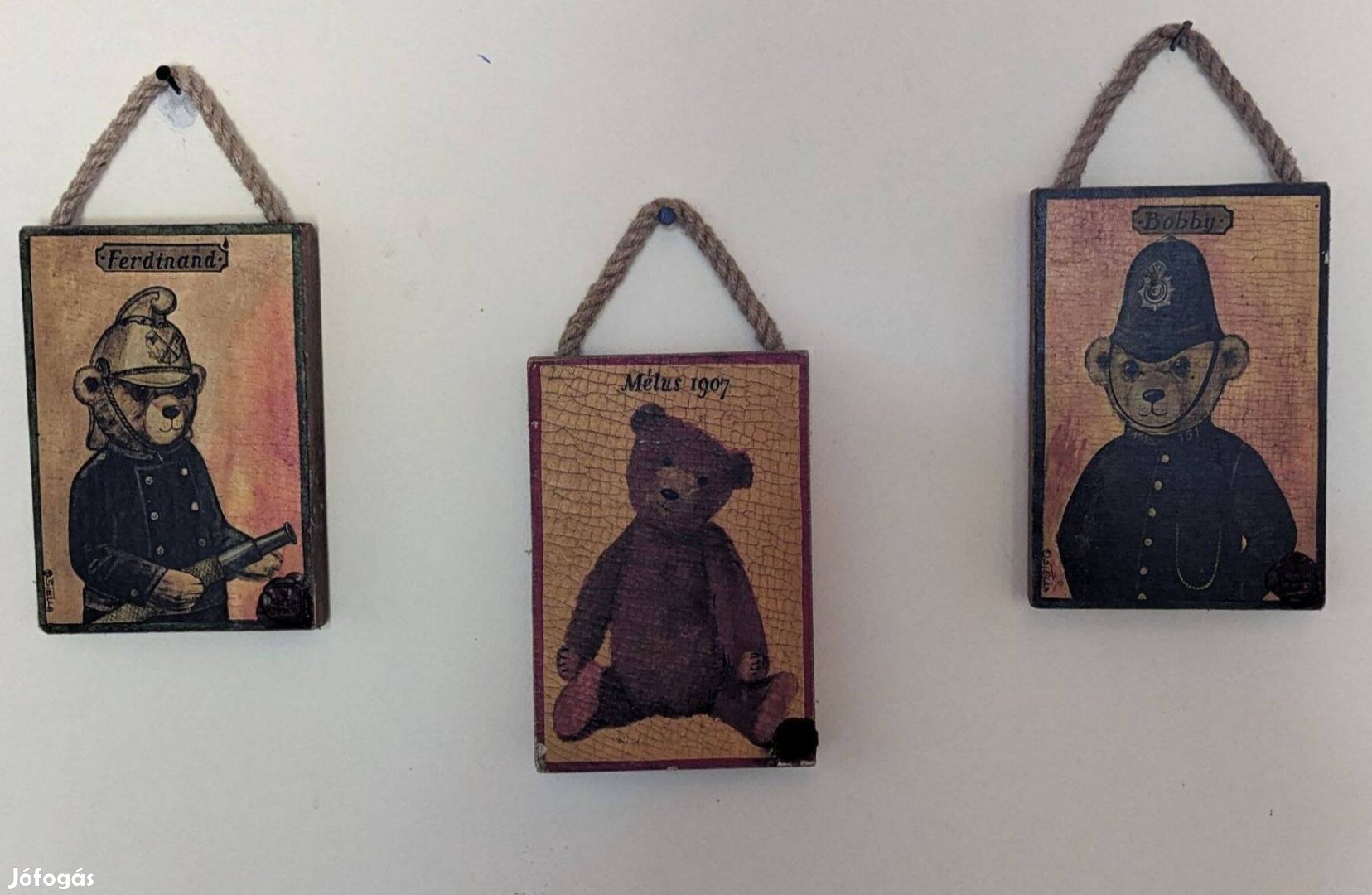 3 kis macis táblakép a múltból, 120 év!