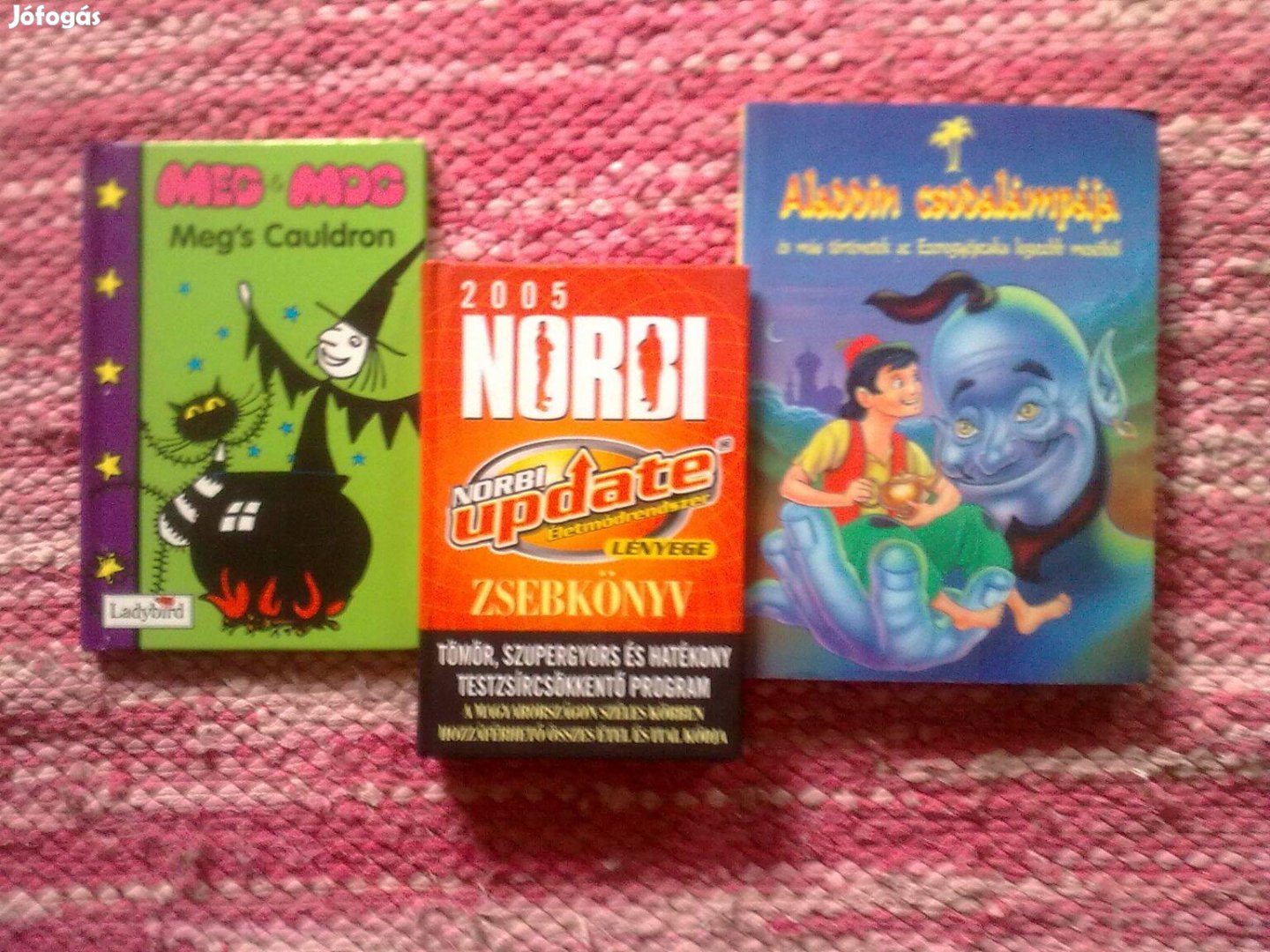 3 könyv, angol mesekönyv, Aladdin és Norbi update
