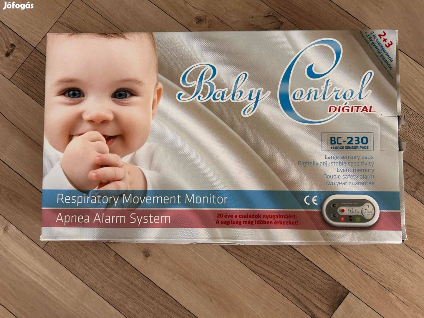 3 lapos Baby Control légzésfigyelő