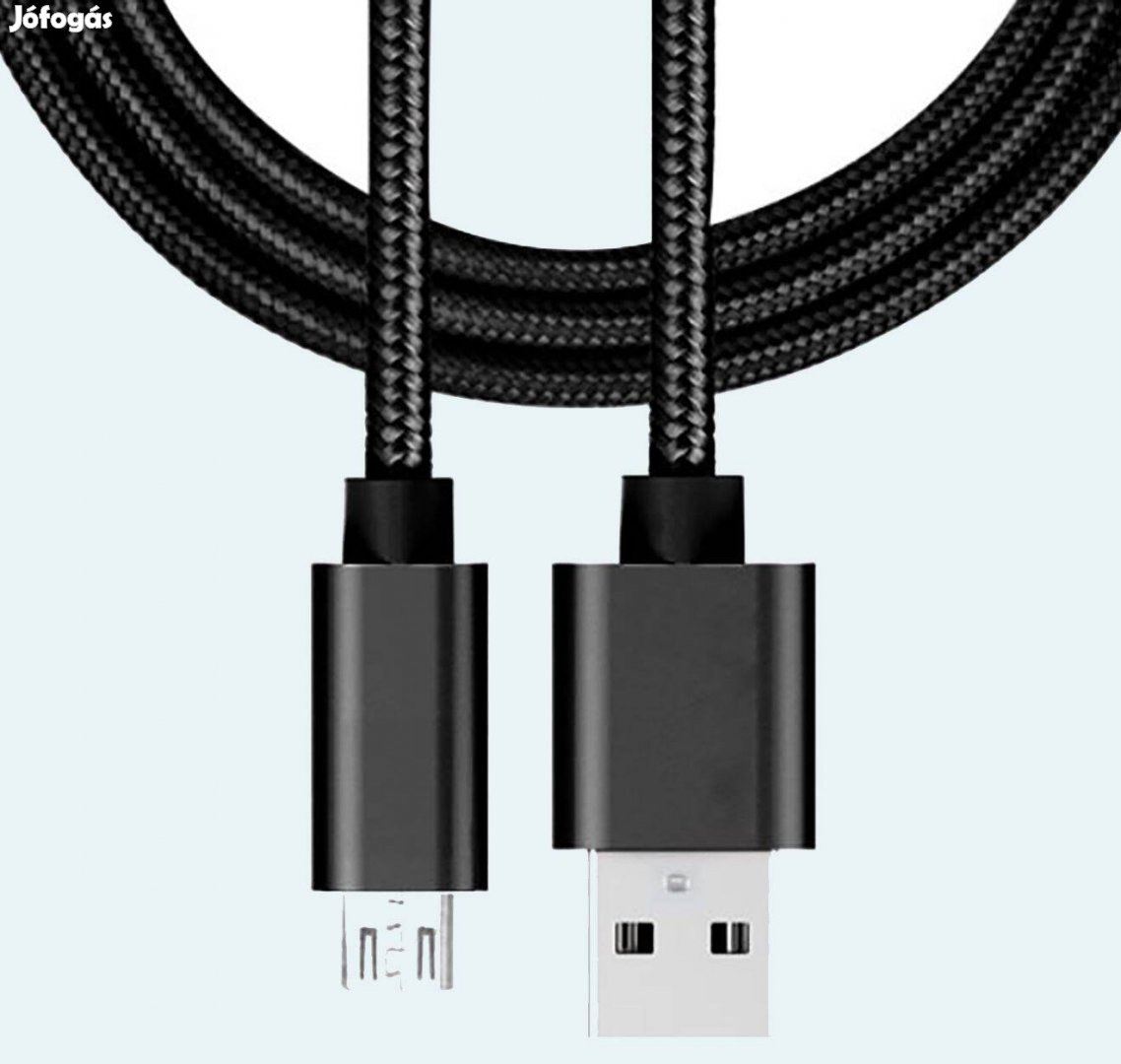 3 méter hosszú 3A Micro USB - USB 2.0 adat és töltőkábel