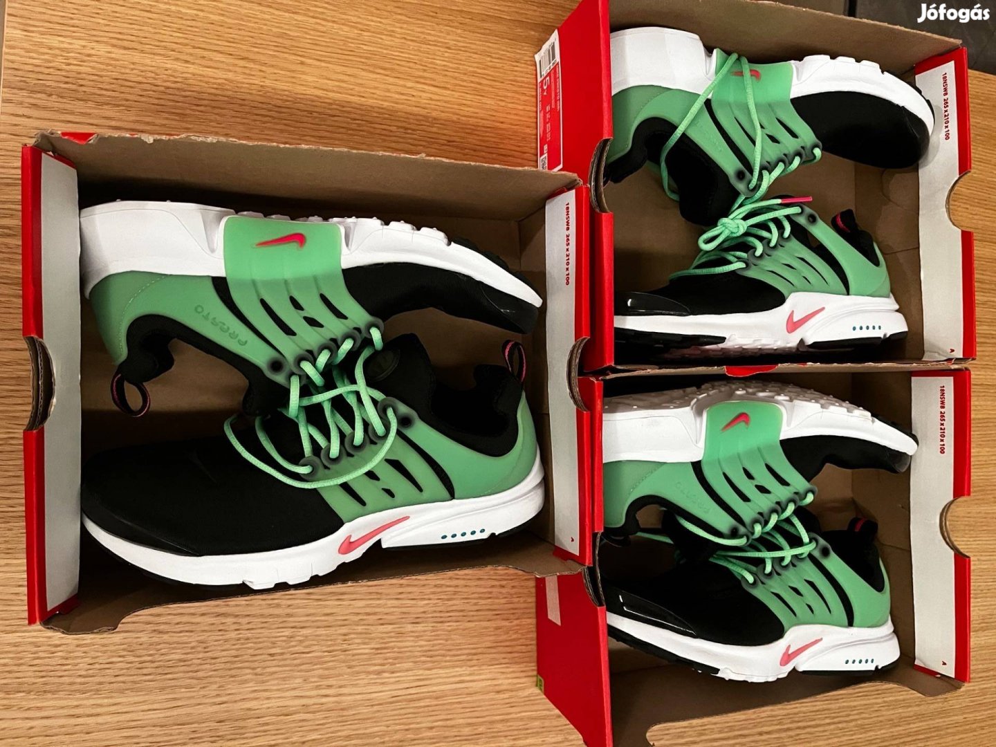 3 pár Nike Presto 37,5 teljesen újak, eredetiek