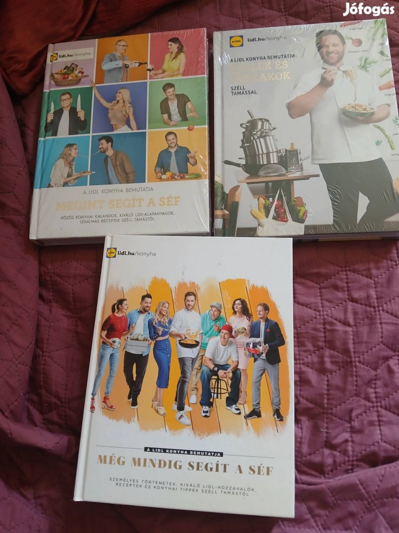 3 régebbi Lidl szakácskönyv