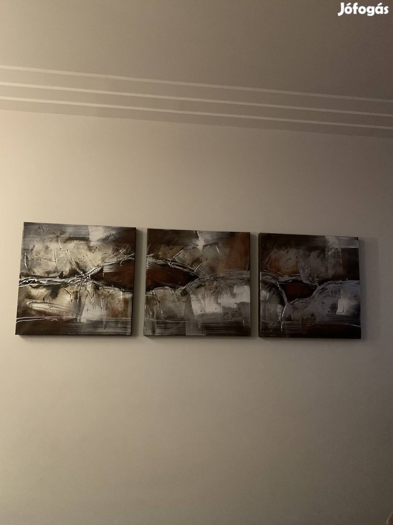 3 részes festmény eladó