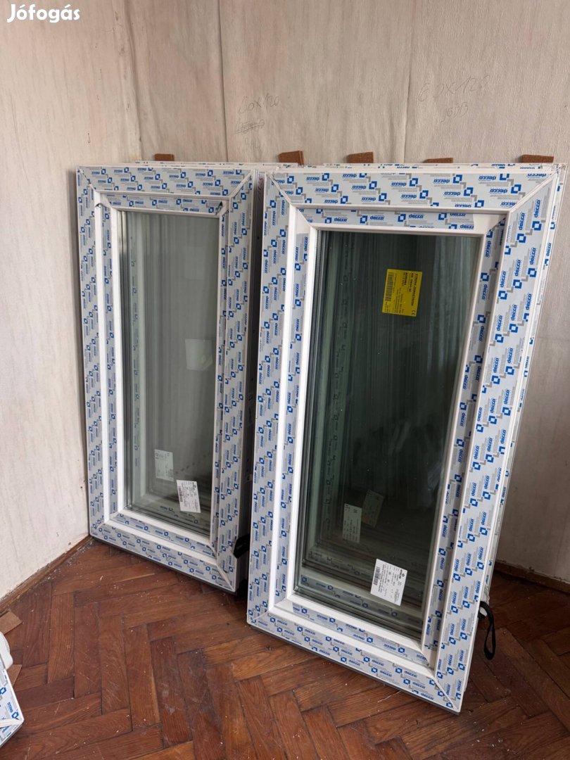 3 rétegű műanyag ablak, 60x120 Raktárról!