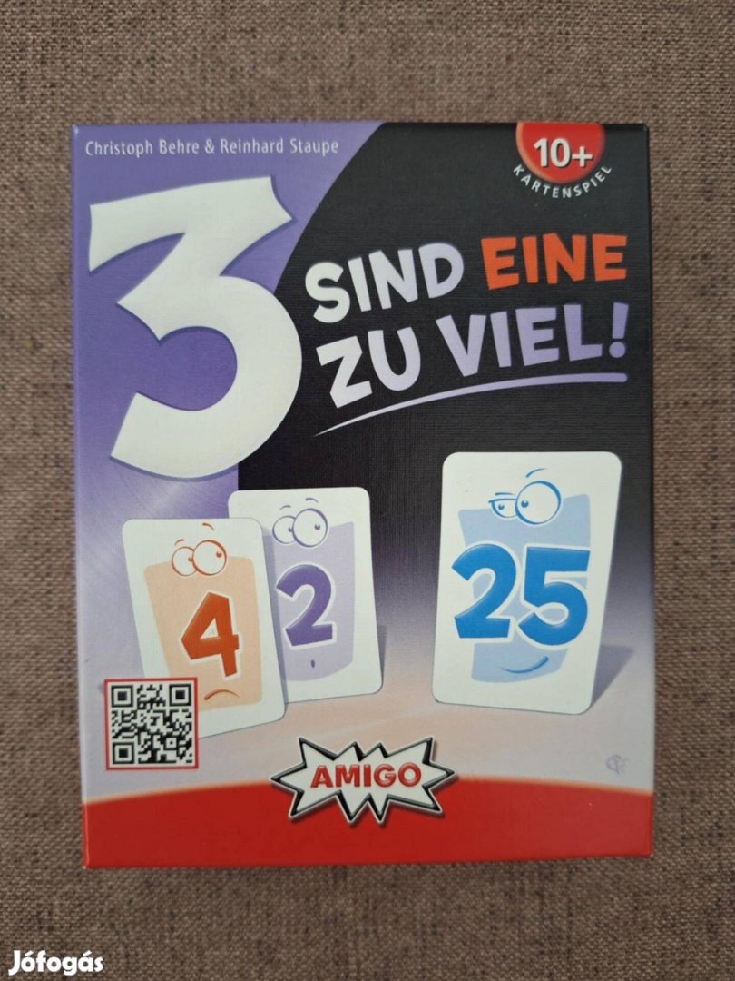 3 sind eine zu viel!-A 3 túl sok! kártyajáték,Új