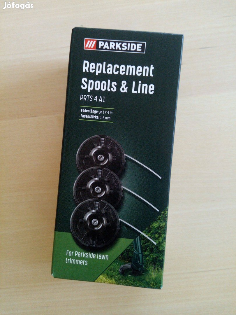 3 tekercs Parkside Prts 4A1 vágódamil 3x4m 1,6mm