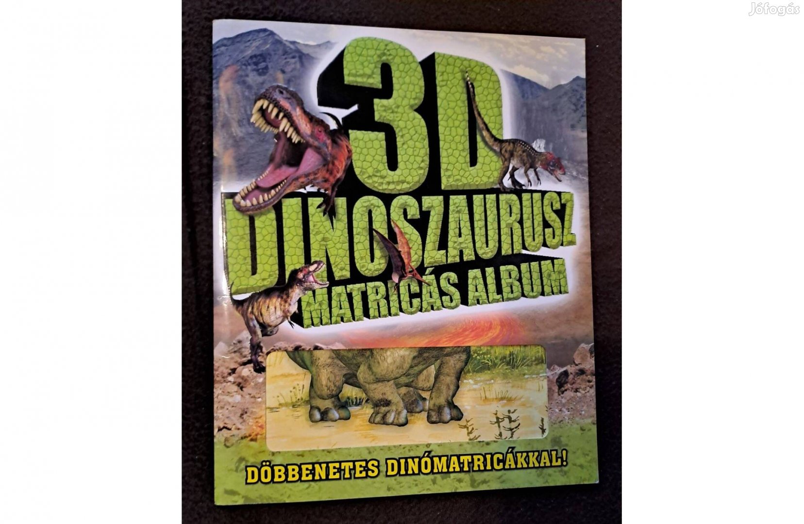 3d dinoszauruszos matricás album döbbenetes dínómatricákkal