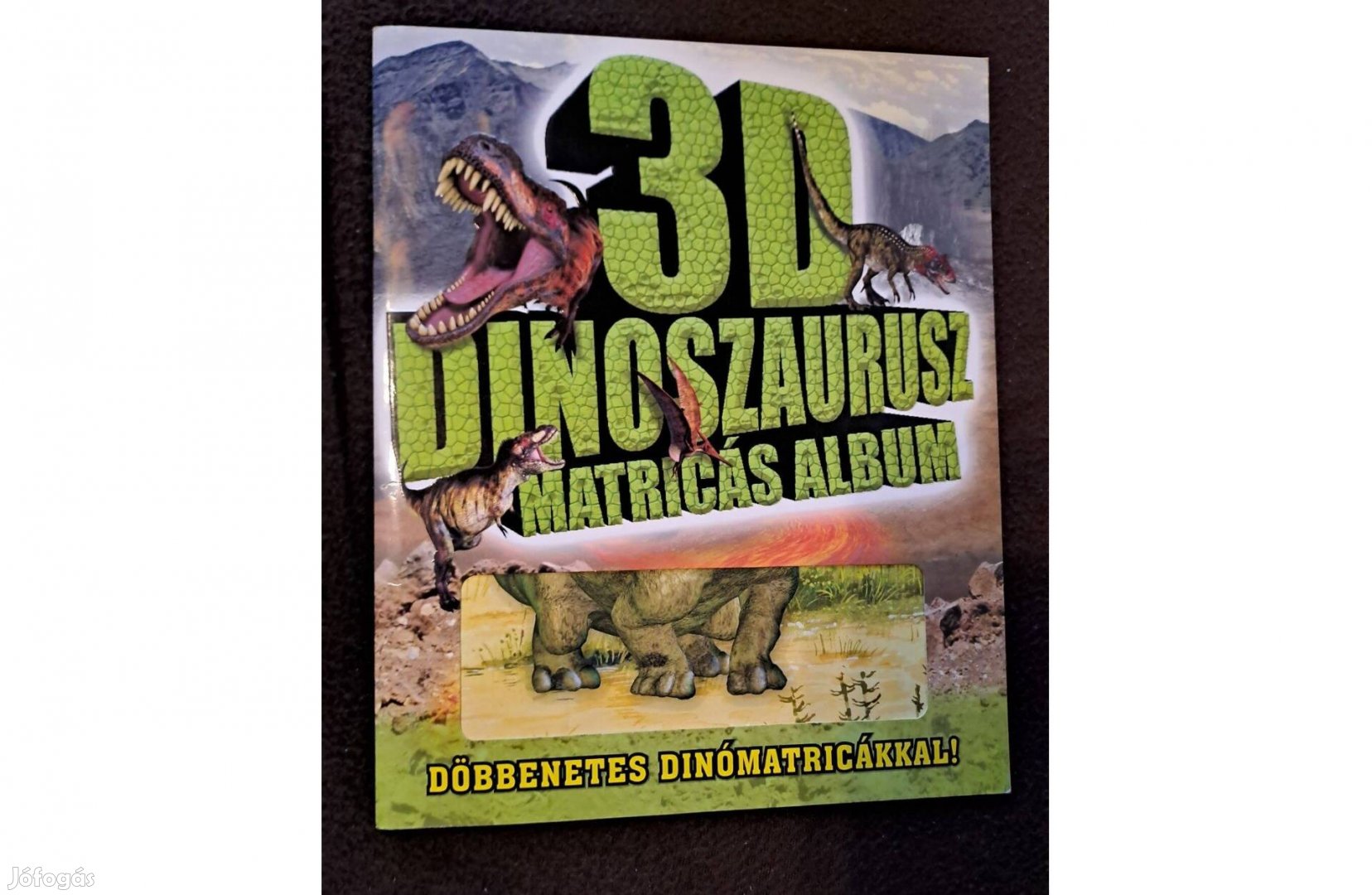 3d dinoszauruszos matricás album döbbenetes dínómatricákkal