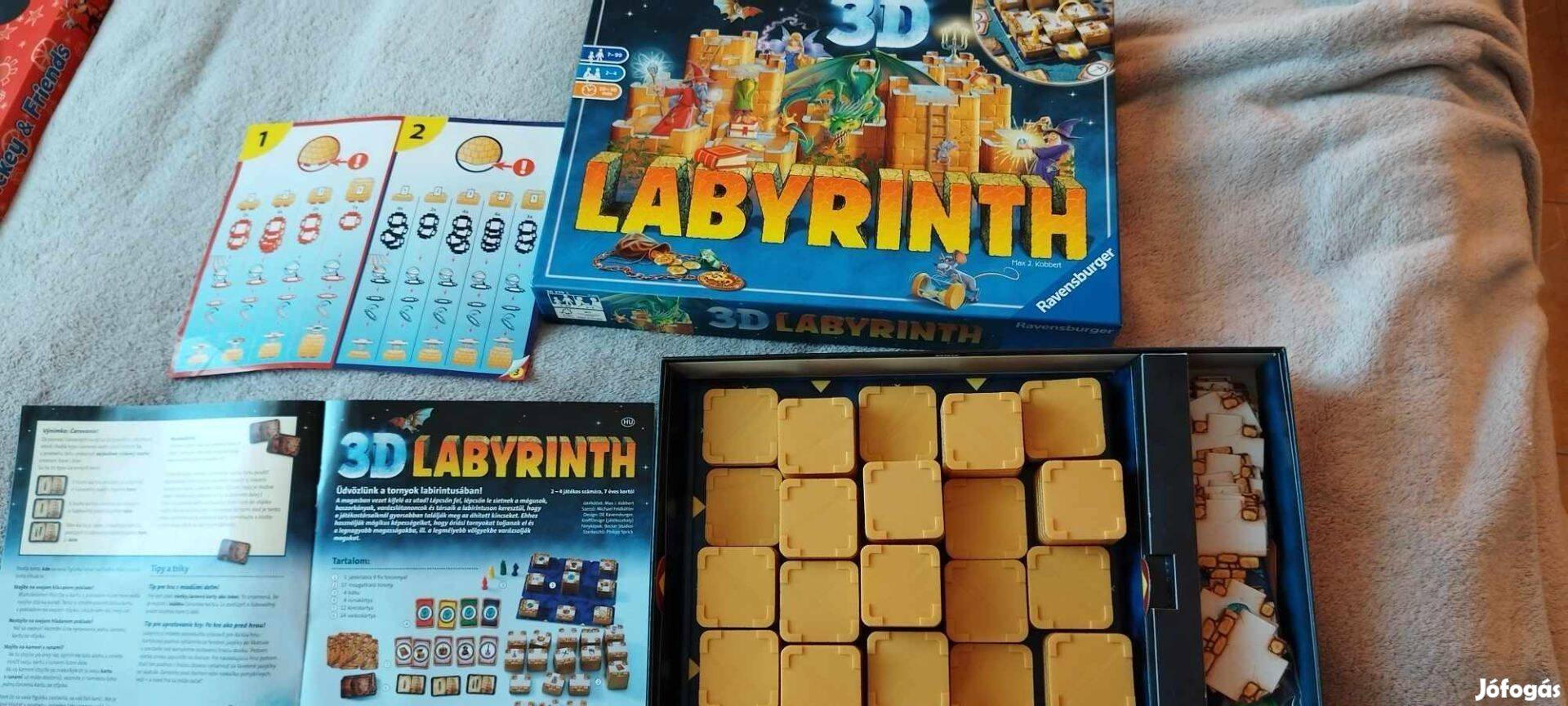 3d labyrinth labirintus társasjáték újszerű