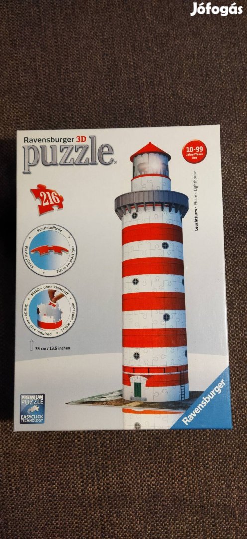 3d puzzle, kirakó világítótorony 