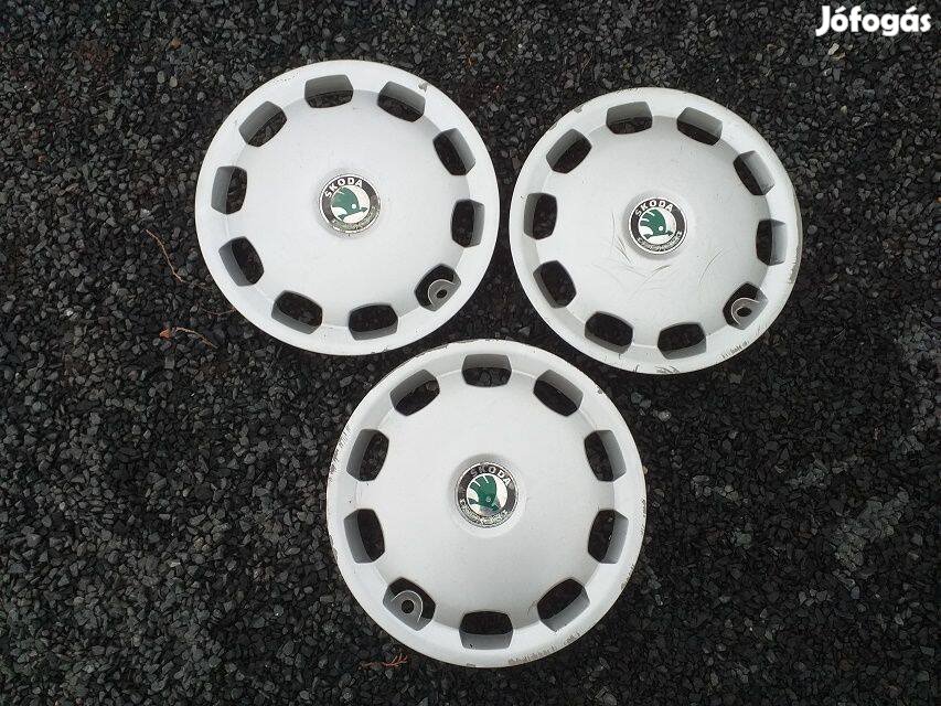 3db 14 coll Skoda Fabia Octavia gyári dísztárcsa