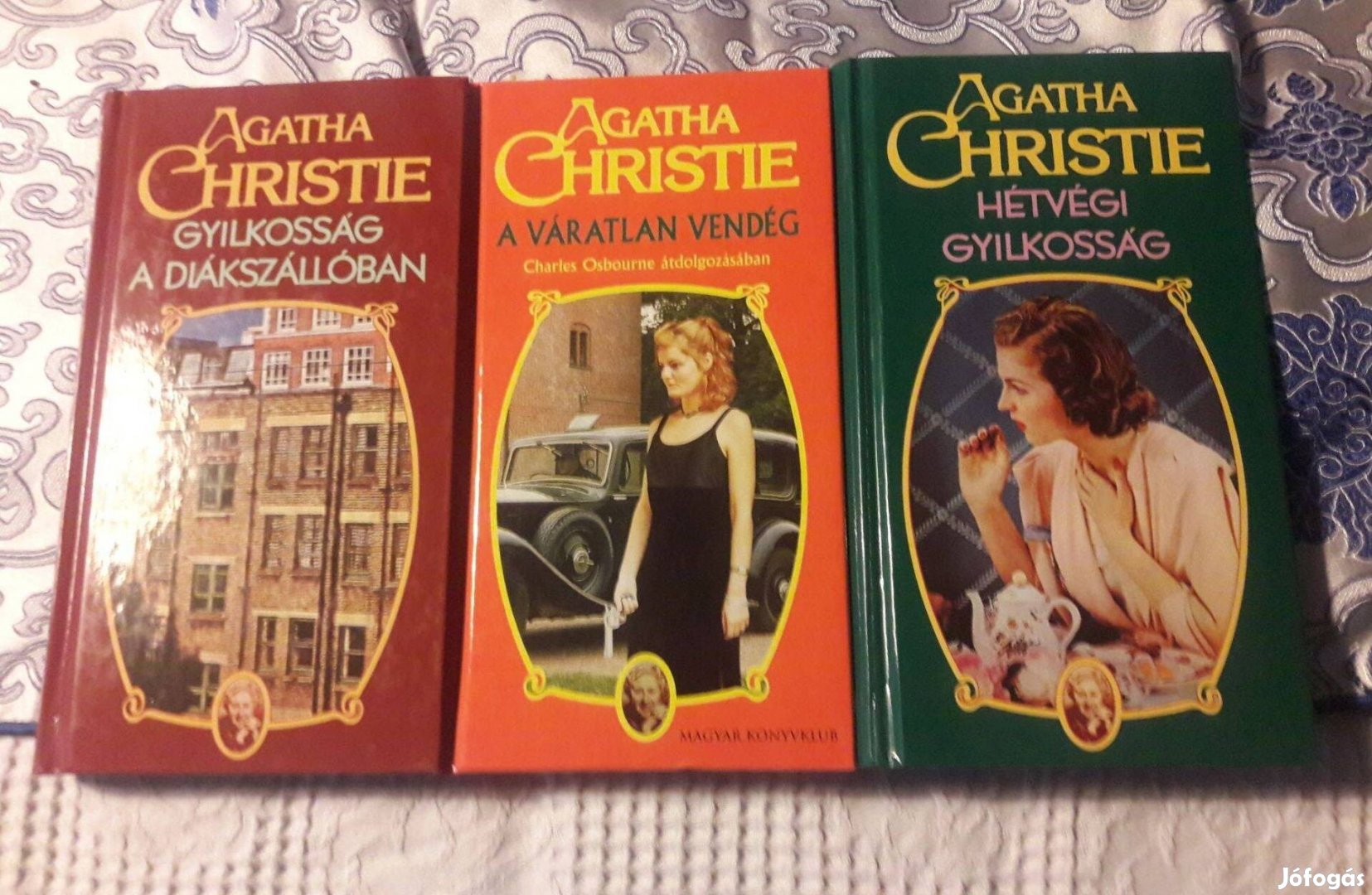 3db Agatha Christie könyv, hibátlan állapotú