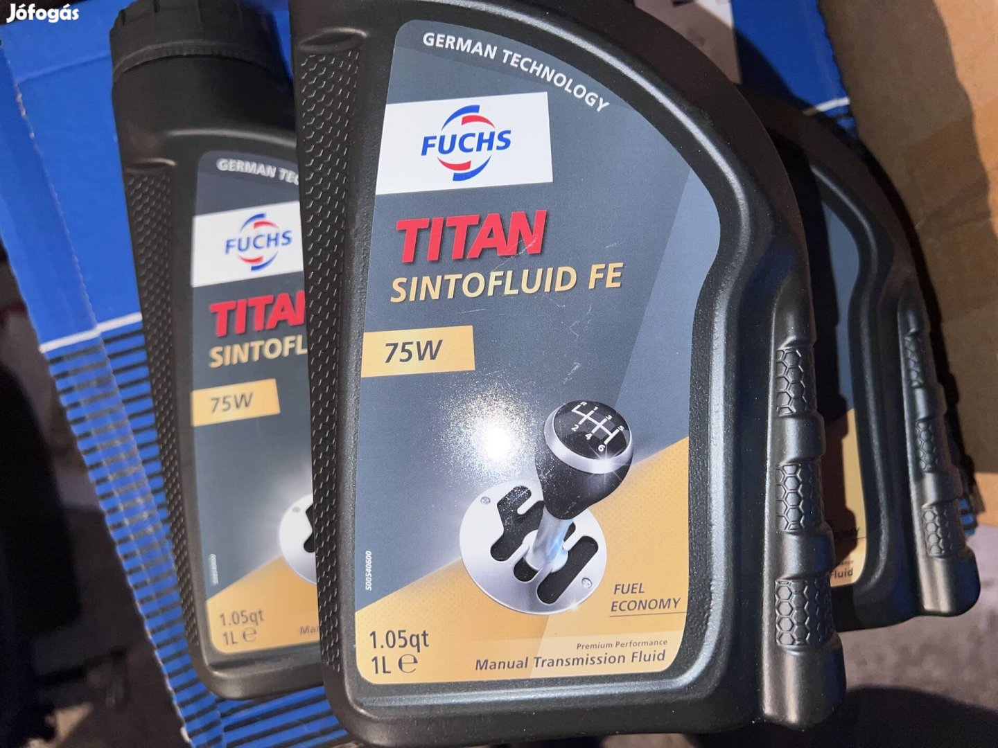 3db Fuchs Titan sintofluid FE 75w váltóolaj