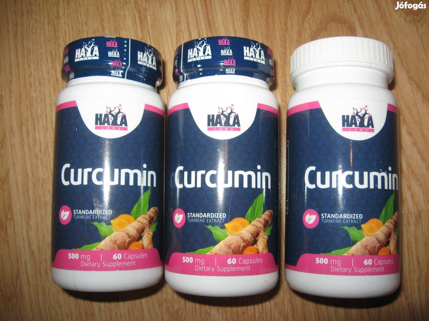 3db Haya Labs Curcumin Kurkumin 500mg 60 kapszula flavonoid polifenol