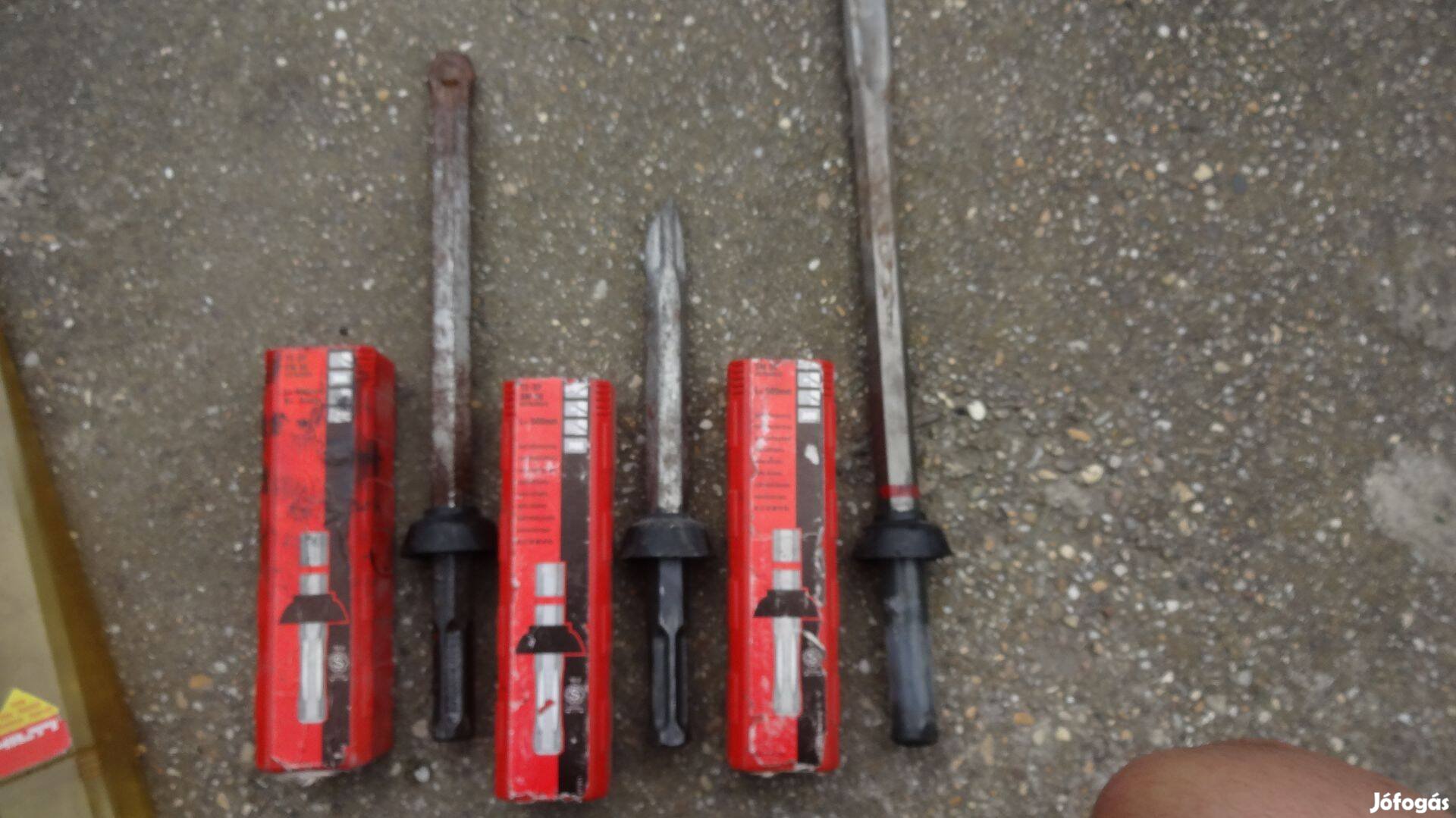 3db Hilti vésőszár ,eladó