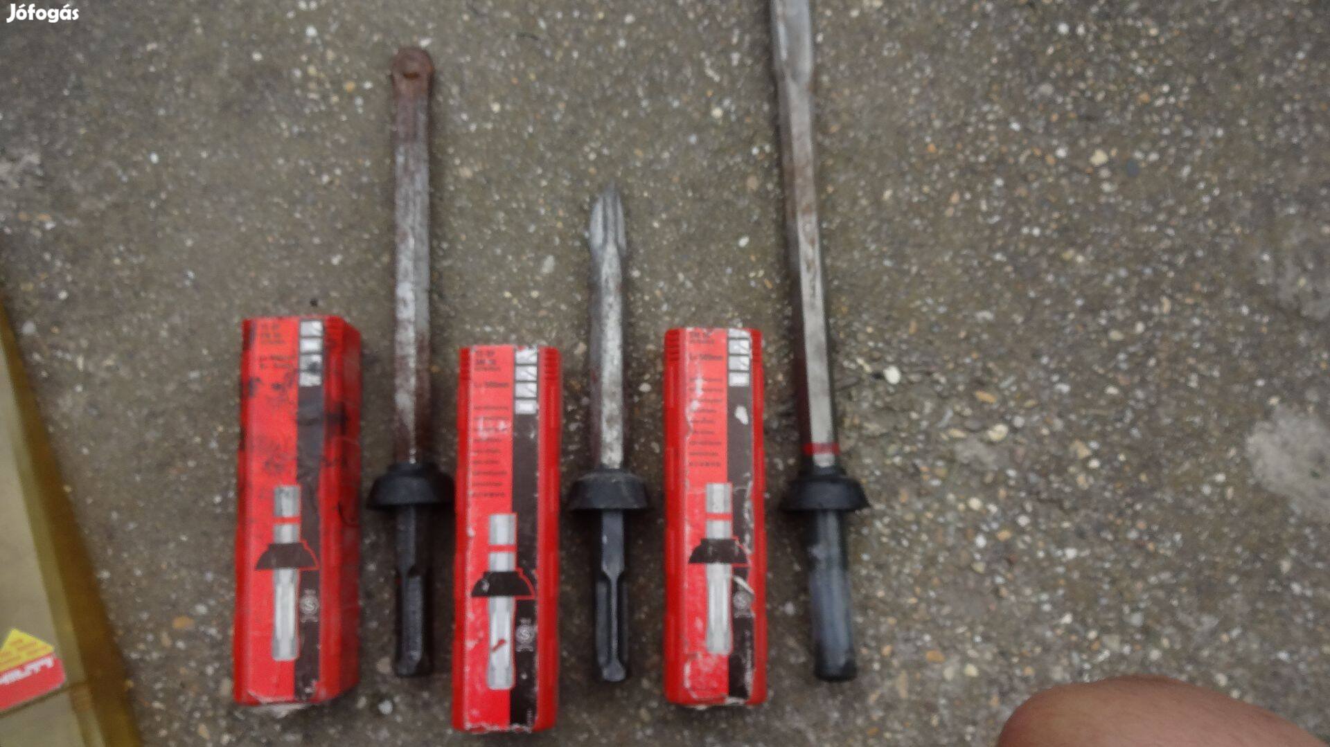 3db Hilti vésőszár ,eladó