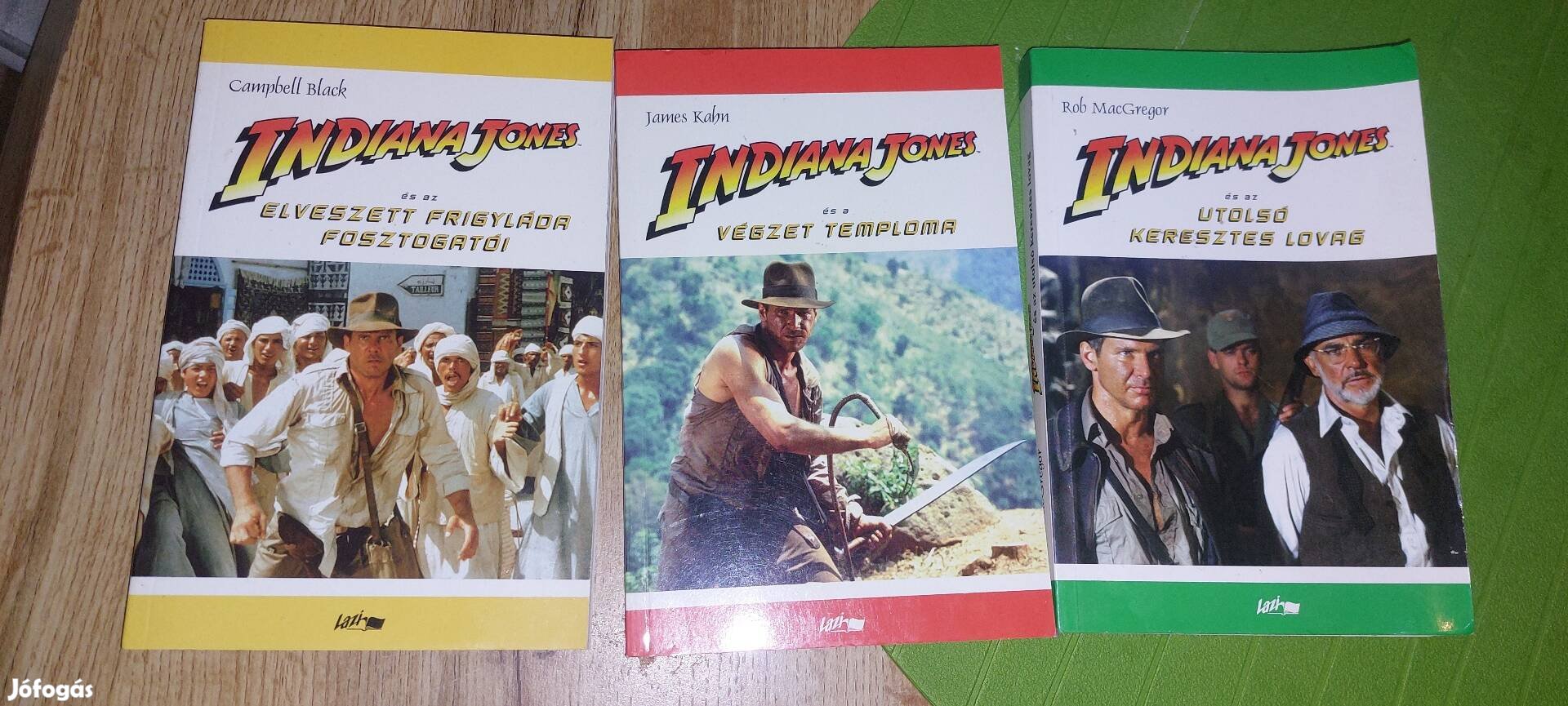 3db Indiana Jones könyv