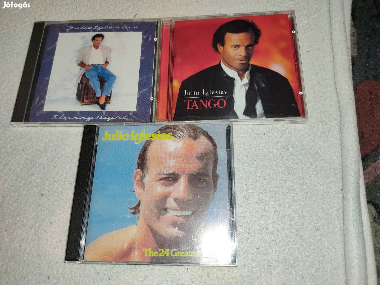 3db Julio Iglesias CD (4 lemez) egyben 