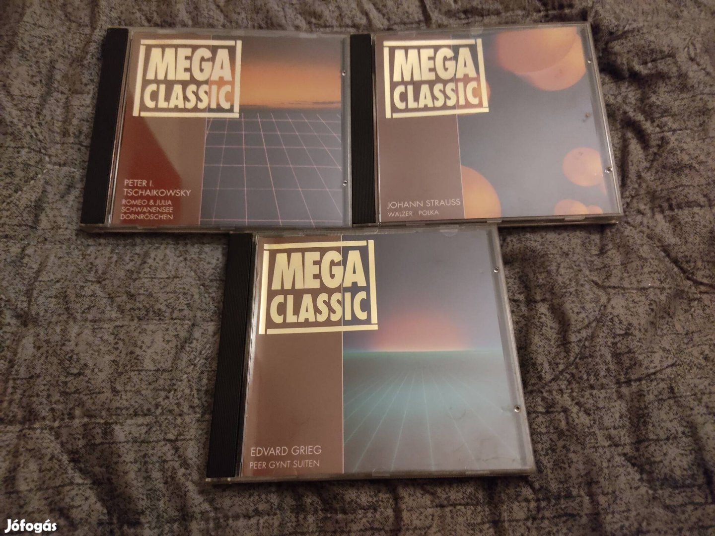 3db Mega Classics CD (Csajkovszkij,Grieg,Strauss) egyben
