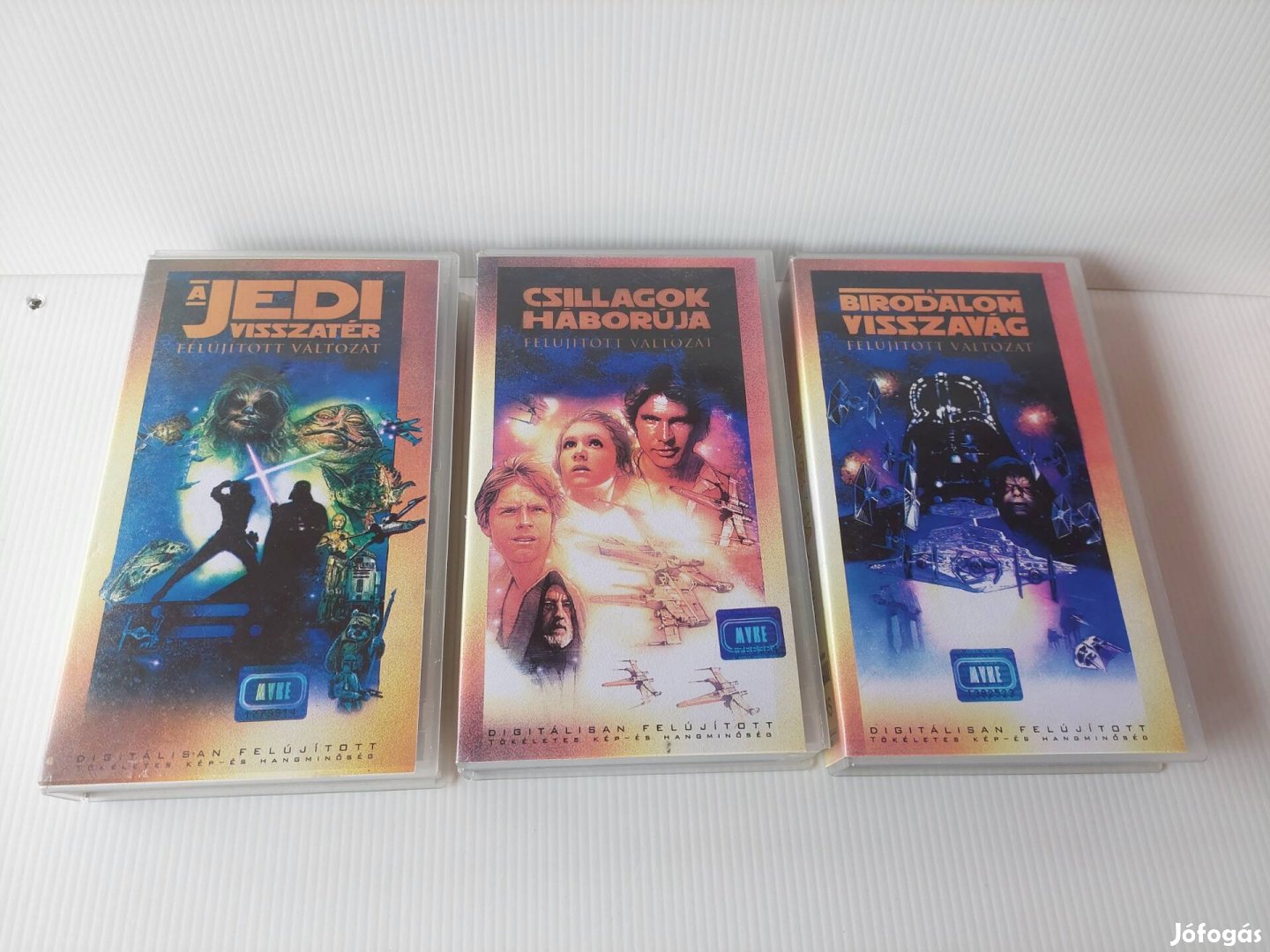 3db Star Wars vhs film együtt