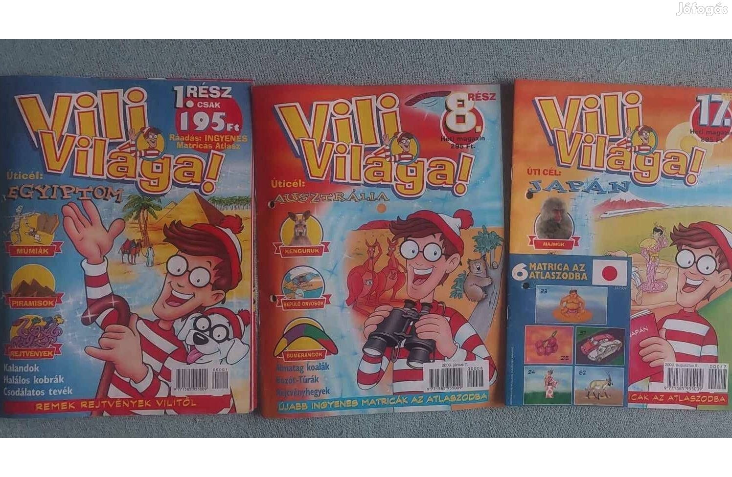 3db Tudás Fája Vili Világa Csodálatos Állatvilág újság füzet
