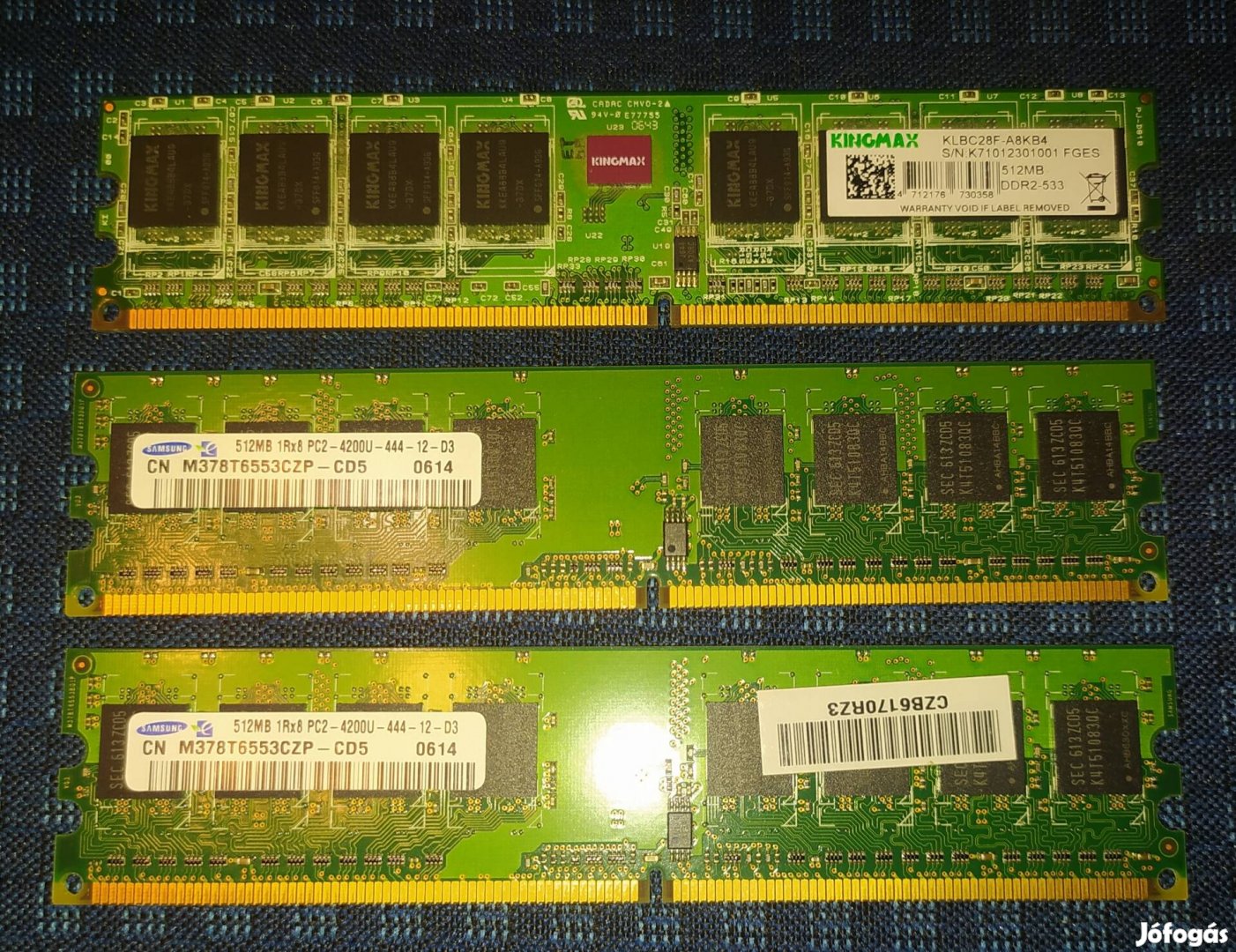 3db - DDR2 RAM 512MB 533Mhz 3db=1490ft