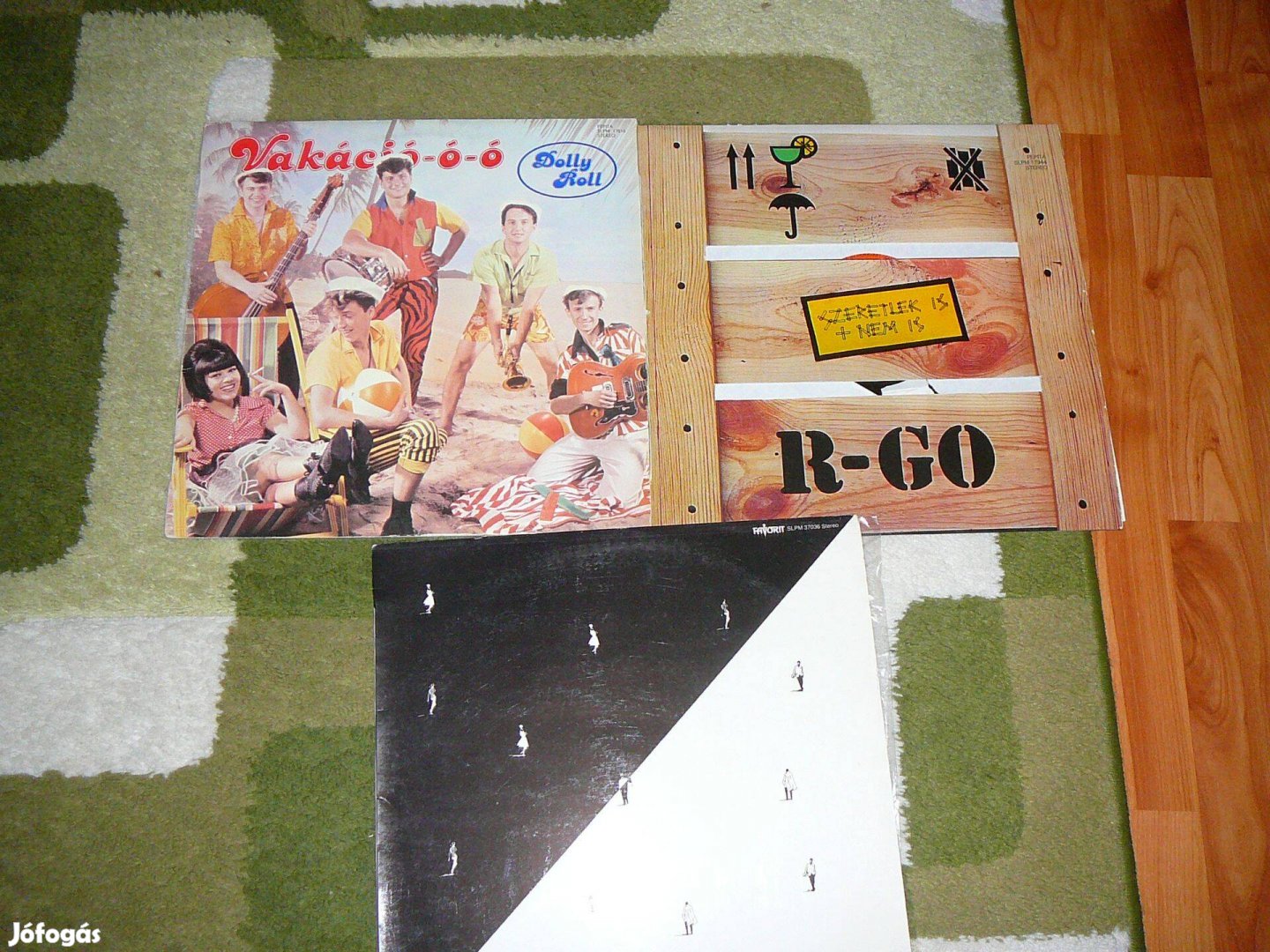 3db bakelit nagy lemez Dolli,R-GO Első Emelet