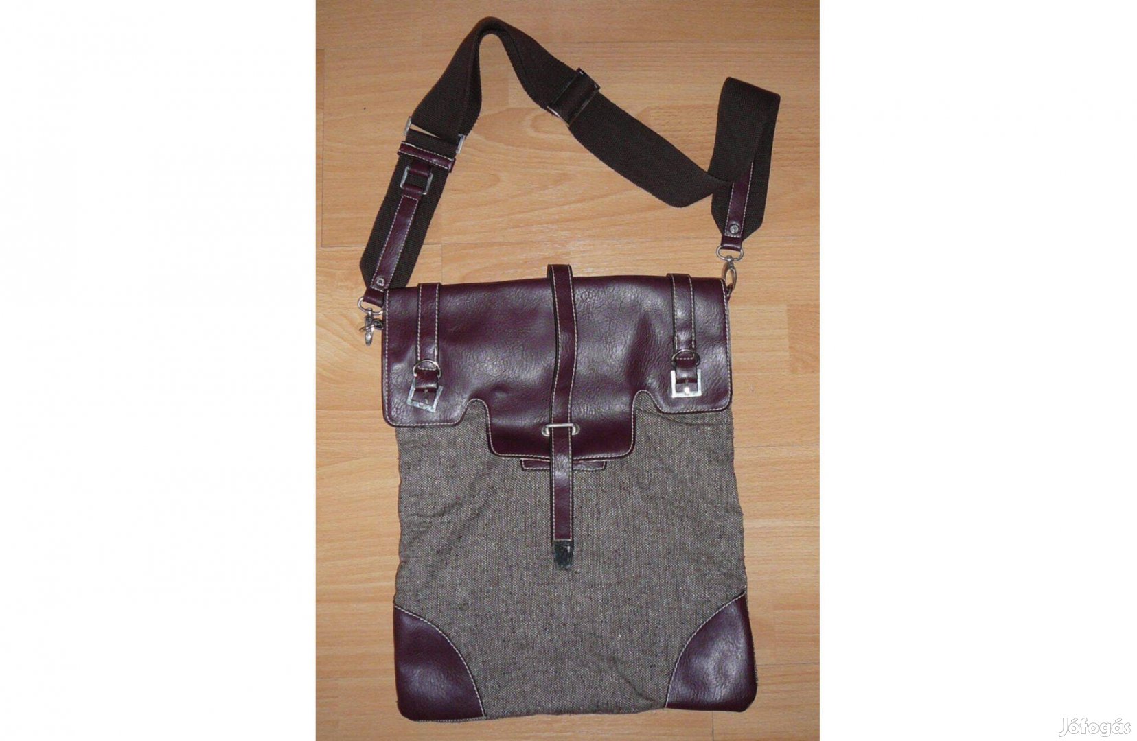 3db női táska bőr, textil, műbőr