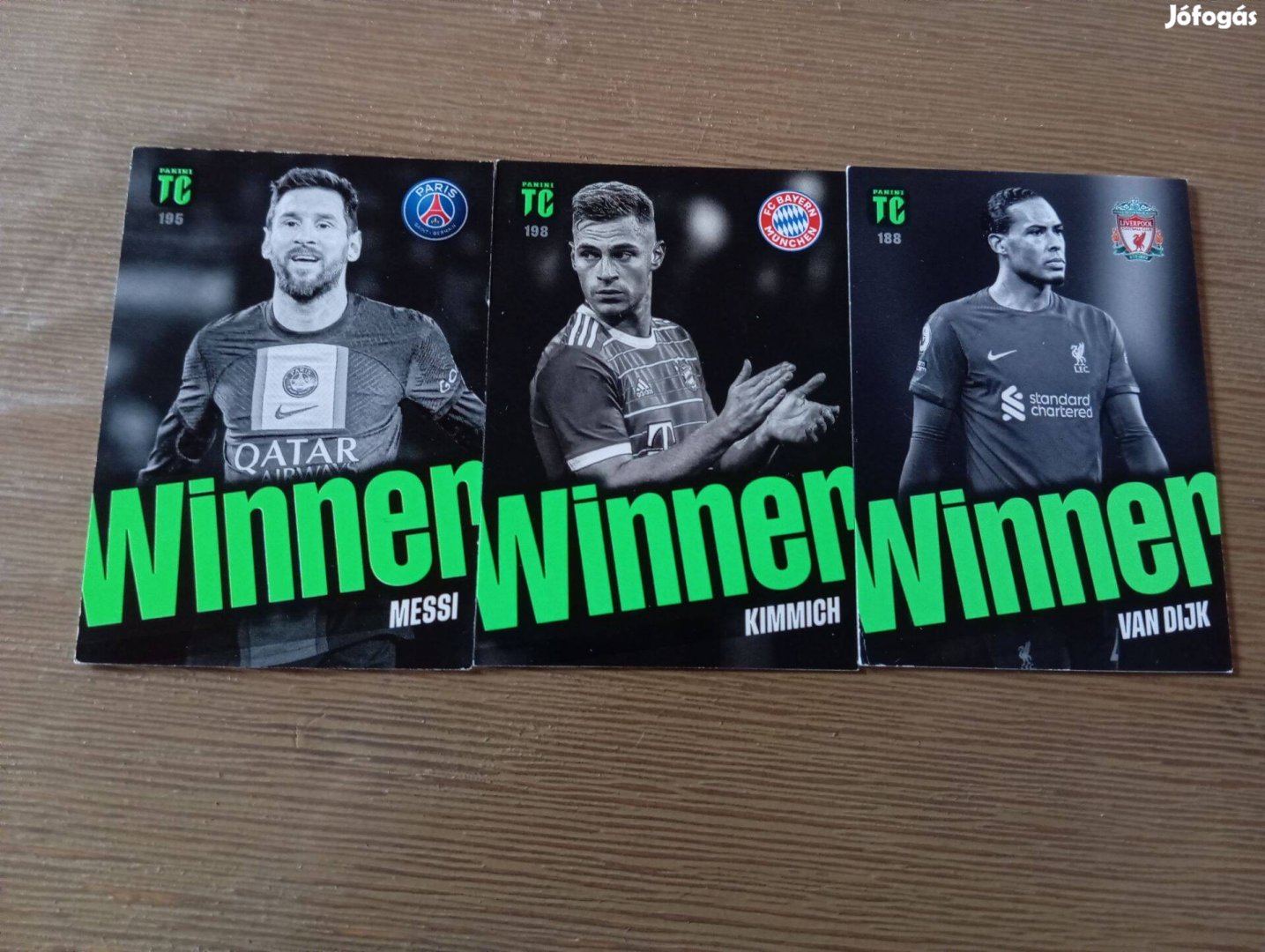 3db winner football card